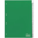 Durable Zahlenregister - Hartfolie, 1 - 31, grün, A4, 31 Blatt