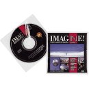 DURABLE CD/DVD COVER, für 1 CD/DVD, PP, 238 x 161 x 7,94 mm, transparent, 10 Stück