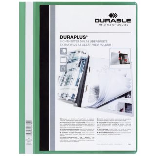 Angebotshefter DURAPLUS®, strapazierfähige Folie, A4+, grün