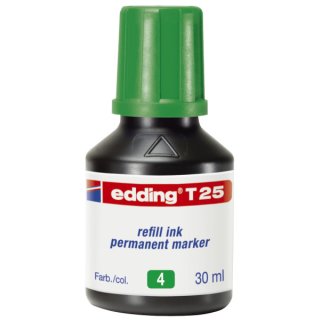 T 25 Nachfülltusche für Permanentmarker, 30 ml, grün