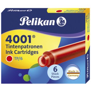 Tintenpatrone 4001® TP/6 - brillant-rot, 6 Patronen