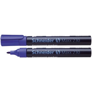 Schneider Permanentmarker Maxx 230, nachfüllbar, 1-3 mm, blau