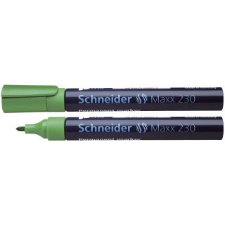 Schneider Permanentmarker Maxx 230, nachfüllbar, 1-3 mm, grün