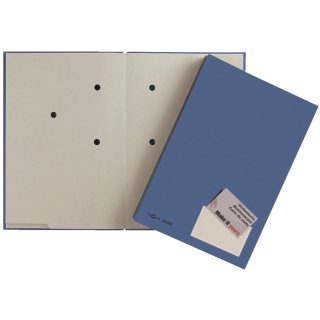 Unterschriftsmappe Color - 20 Fächer, PP kaschiert, blau