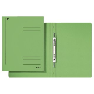 3040 Spiralhefter - A4, 250 Blatt, kfm. Heftung, Colorspankarton, grün