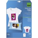 InkJet Transfer Folien für T-Shirts, für helle Textilien, 3 Folien