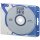 CD-Hardbox QUICKFLIP&reg; COMPLETE, f&uuml;r 1 CD/DVD, blau, 5 St&uuml;ck