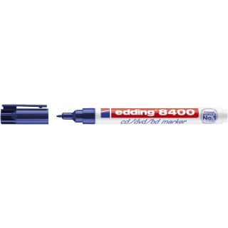 8400 CD-Marker - permanent, ca. 0,5 - 1 mm, blau