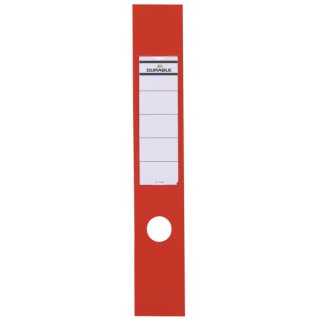 Durable Rückenschilder ORDOFIX® - lang/breit, rot, 10 Stück