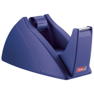 Tischabroller für Klebefilm tesa Easy Cut®, 33 m x 19 mm, royalblau Abroller