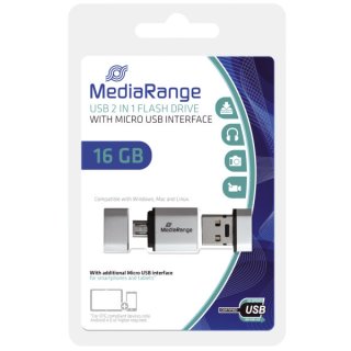 USB Mobile 2 in 1 OTG USB-Stick 16GB