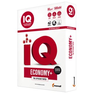 IQ economy plus - A4, 80 g/qm, weiß, 500 Blatt