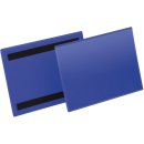 Kennzeichnungstasche-magnetisch,A5 quer,PP,dokumentenecht,dunkelblau,50 Stk