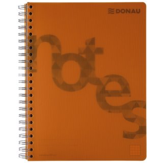 Collegeblock PP Cover - A4, kariert, orange