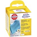 Avery Zweckform® AS0722460 Rollenetiketten, 12 x 50 mm, für Dymo® LabelWriter, 1 Rolle/220 Etiketten, weiß