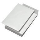Faltentaschen B4,ohne Fenster,mit 40 mm-Falte  Klotzboden,140 g/qm,weiß,100 Stk