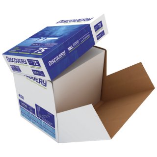 Kopierpapier Discovery - A4, holzfrei, 75 g/qm, weiß, 2500 Blatt