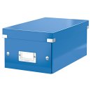 Leitz Archivbox WOW Click & Store - DVD, blau