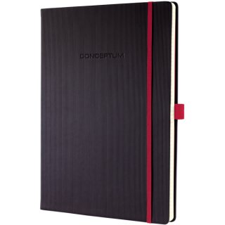 Notizbuch CONCEPTUM® Red Edition - ca. A4, liniert, schwarz