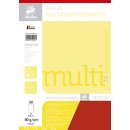 Multifunktionspapier 7X PLUS - A4, 80 g/qm, rot, 50 Blatt