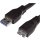 USB Kabel f&uuml;r Smartphones/Tablets - USB 3.0 A auf USB Micro B - 1m schwarz