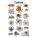 Avery Zweckform® Z-Design 56693, Kinder Tattoos, Spinnen, 1 Bogen/17 Tattoo