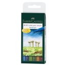 Faber-Castell Tuschestift PITT® ARTIST PEN, 6er Etui, Spitze: Brush, Farbsortierung: Landscape