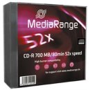 CD-R 700MB/80MIN 52x - Slim Case