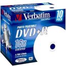 DVD+R 4,7GB 16x IW JC(10) Verbatim DVD+R, Kapazität: 4,7GB
