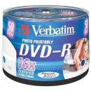 DVD-R 4,7GB 16x IW(50) Verbatim DVD-R Cake,...