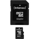 mSDHC 16GB Class10 + Adapter INTENSO SPEICHERKARTE...