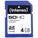 SDHC 4GB Class10 INTENSO SPEICHERKARTE 3411450, Kapazität: 4GB