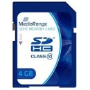 SDHC 4GB Class10 MediaRange Speicherkarte, Kapazität: 4GB