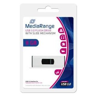Flash Drive 8GB MediaRange USB3.0 Stick, Kapazität: 8GB
