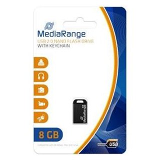 Nano Flash Drive 8GB MediaRange USB2.0 Stick, Kapazität: 8GB