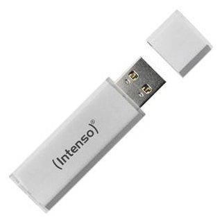 USB Drive 2.0 Alu 16GB silber INTENSO USB STICK 3521472, Kapazität: 16GB