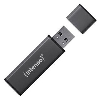 USB Drive 2.0 Alu 32GB anthra INTENSO USB STICK 3521481, Kapazität: 32GB