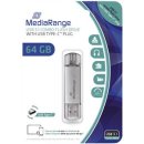 Combo Flash Drive 64GB MediaRange USB3.1 Type-C,...