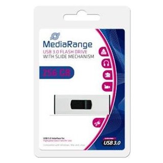 Flash Drive 256GB MediaRange USB3.0 Stick, Kapazität: 256GB