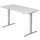 Sitz-Steh-Schreibtisch mit T-Fu&szlig;-160x72-119x80 cm,elektr. h&ouml;henverstellbar,Wei&szlig;