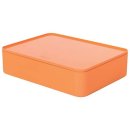 SMART-ORGANIZER ALLISON Utensilienbox mit Innenschale und Deckel -apricot-orange