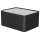 SMART-BOX ALLISON Schubladenbox - stapelbar, 2 Laden, schwarz