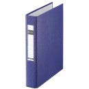4213 Standard Ringbuch - A5, 25mm, 2 Ringe, PP, blau
