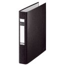 4213 Standard Ringbuch - A5, 25mm, 2 Ringe, PP, schwarz