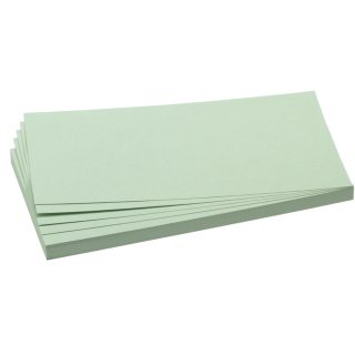 Moderationskarte, Rechteck, 205 x 95 mm, hellgrün, 500 Stück