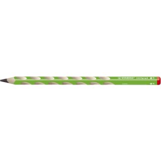 Dreikant-Bleistift EASYgraph - B, grün, Rechts