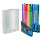 Fasermaler Pen 68 ColorParade - Etui anthrazit/hellblau,...