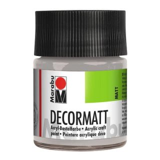 Decormatt Acryl, Metallic-Silber 782, 50 ml