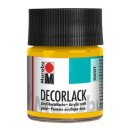 Decorlack Acryl, Mittelgelb 021, 50 ml