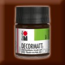 Decormatt Acryl, Dunkelbraun 045, 15 ml